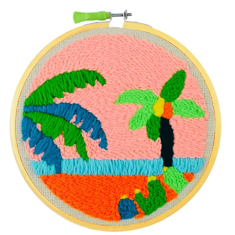 Asian Hobby Crafts 5 Pieces Wooden Embroidery Hoop Ring Frame,Stitch Work, Craft Work Embroidery,Adjustable Embroidery Art Hoop, (Size -5, 6, 8, 10, 12 Inch) - Image 4