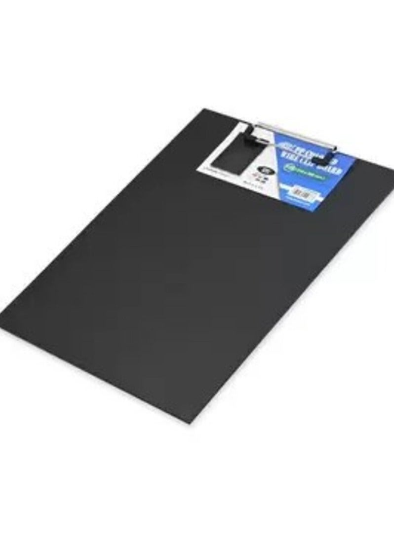 FIS Clip Boards PP Foolscap Size, Color: Black -FSCBPPFSBK