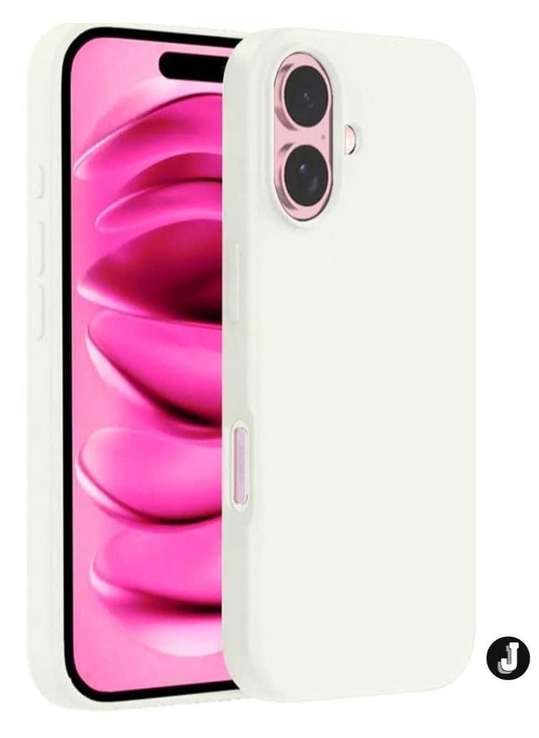 JAJEEK Liquid Silicone Case for iPhone 16 – Ultra Slim Design with Soft Anti-Scratch Microfiber Lining & Drop Protection - Image 1