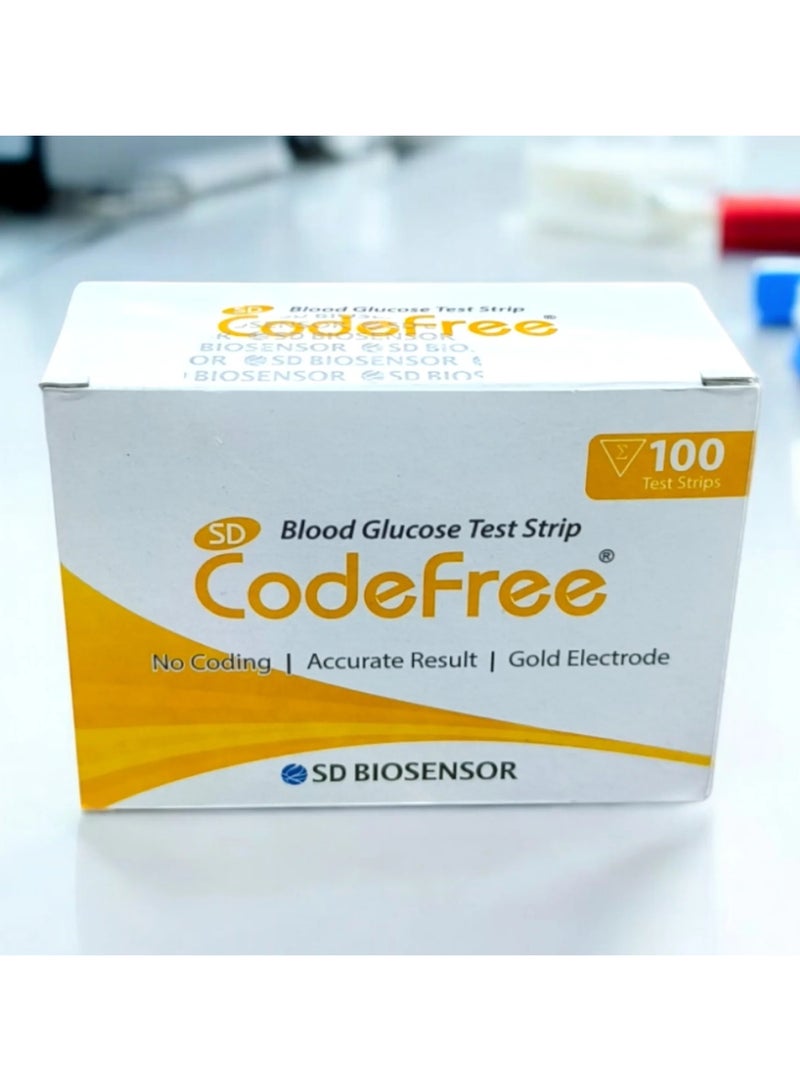 SD BIOSENSOR Code Free Glucose Monitor 100 Strips  - Image 2