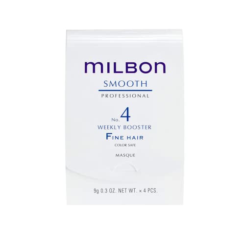 Milbon Smooth No 4 Weekly Booster  For Fine Hair 4 x 03 Fl Oz 1 kit