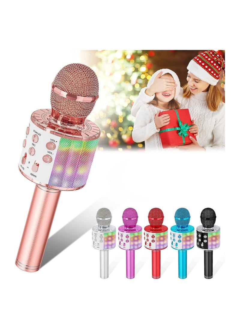 ELTRAZONE Kids Karaoke Microphone Upgrade Bluetooth Wireless Karaoke Microphones for Girls Boys Adults Singing Speaker Mic  - Image 1