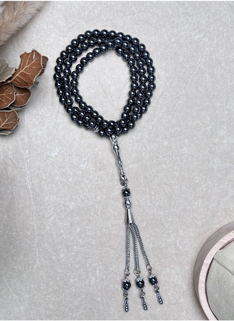 Obsidian Rosary 99 Beads 6mm