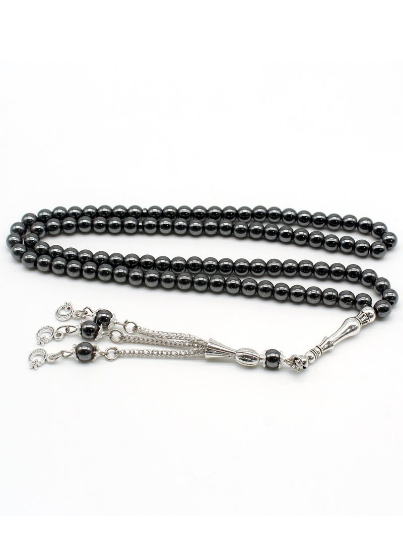 Obsidian Rosary 99 Beads 6mm