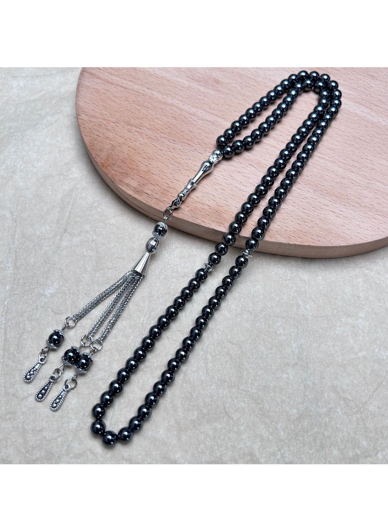 Obsidian Rosary 99 Beads 6mm