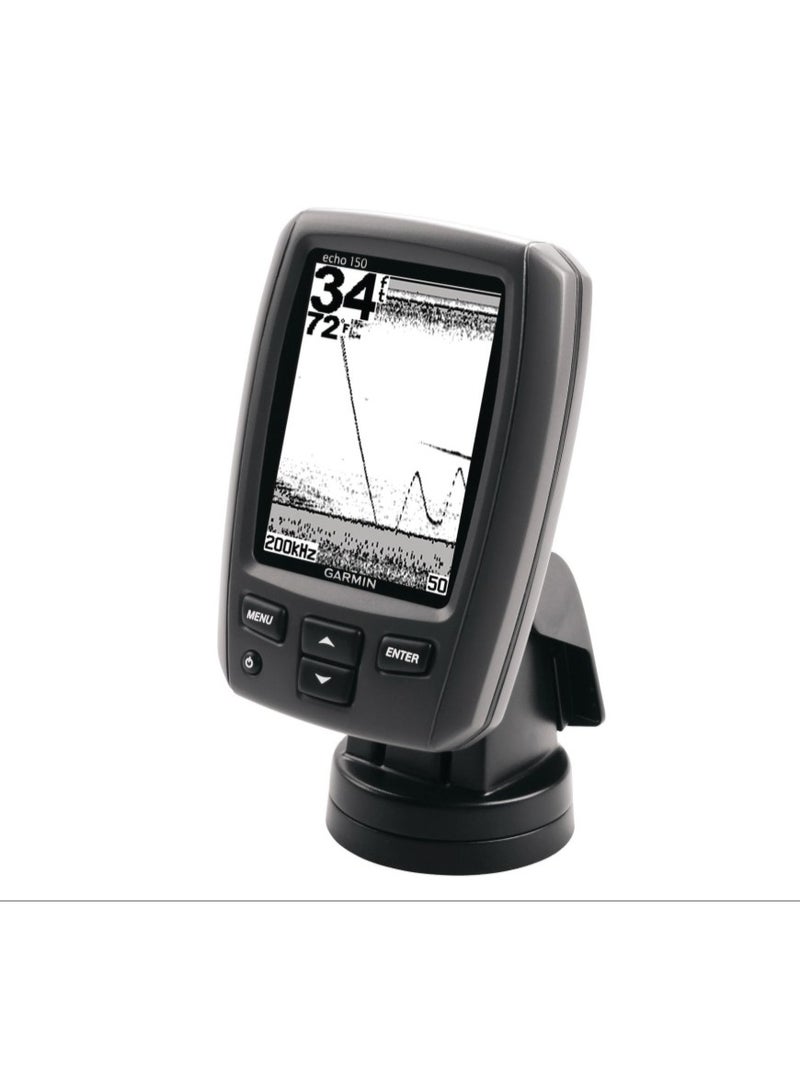 جارمين جهاز كشف الأسماك جارمن إيكو 150c – سونار شعاع مزدوج مع شاشة ملونة بحجم 3.5 بوصة لتصوير واضح تحت الماء - Image 2