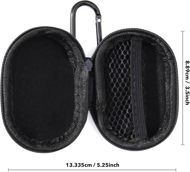 Decibullz - Zipper Headphones Carrying Case, Perfect for Earphones and Earplugs (Black) (Pack of 1) - Image 3