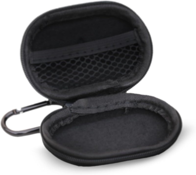 Decibullz - Zipper Headphones Carrying Case, Perfect for Earphones and Earplugs (Black) (Pack of 1) - Image 2