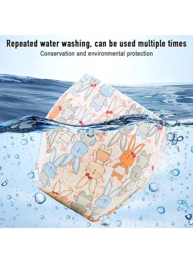 4 Pcs Baby Potty Training Pants,Cotton Toddler Absorbent Training Pants,Toilet Training Underwear，Reusable,Comfortable and Breathable,Strong Water Absorption,for 2-4 Years Boy and Girls - Image 4