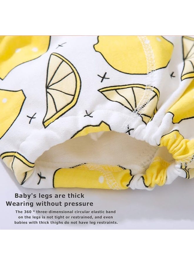 4 Pcs Baby Potty Training Pants,Cotton Toddler Absorbent Training Pants,Toilet Training Underwear，Reusable,Comfortable and Breathable,Strong Water Absorption,for 2-4 Years Boy and Girls - Image 5