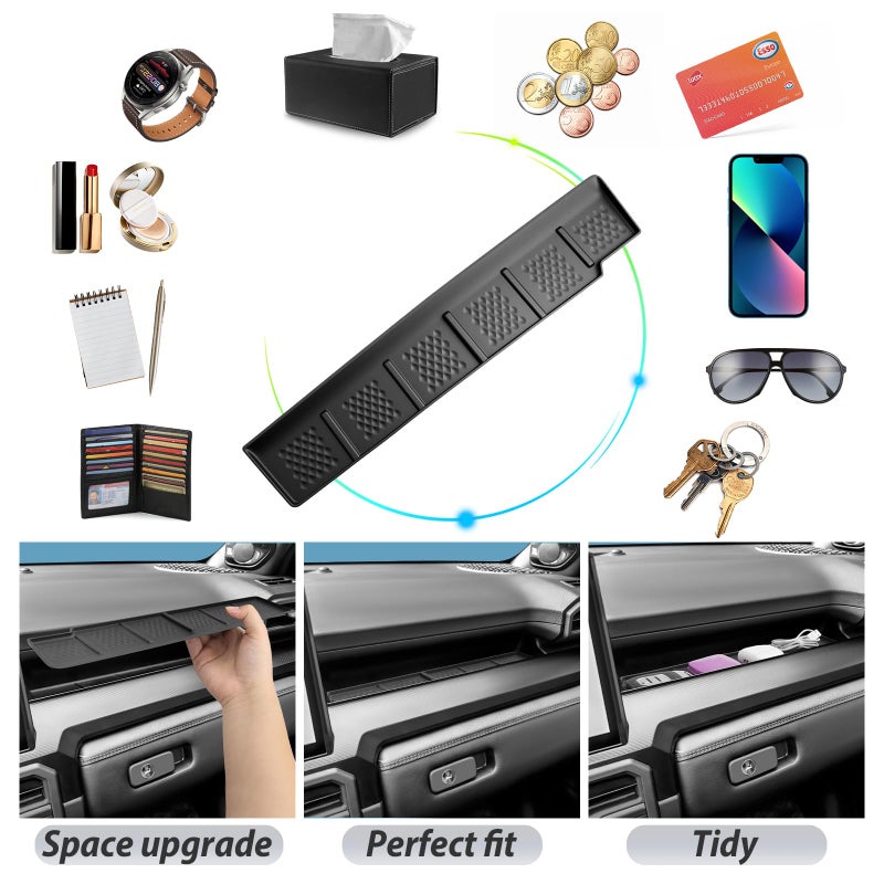 SKTU Upgrade for 2025 2026 Toyota 4Runner Center Console Organizer for 2025 2026 4Runner/ 2024 2025 2026 Tacoma Co-Pilot Console Tray 2025 2026 4Runner Accessories 2025 2026 4Runner Co-Pilot Tray - Image 2