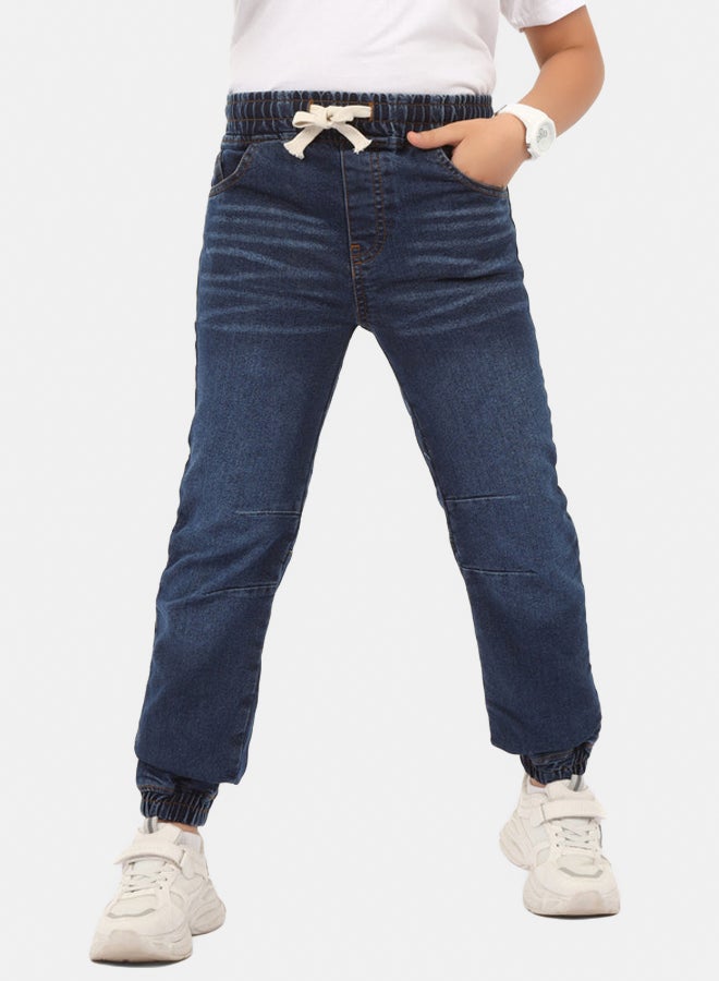 EGY WEAR Boys Blue Jeans Pants - Image 1