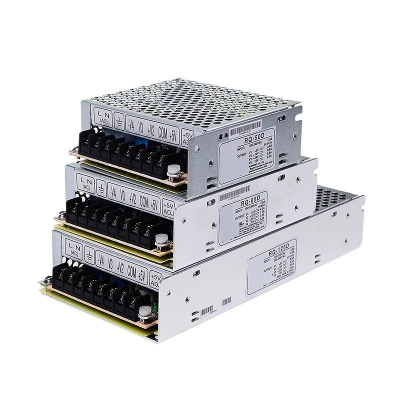 RQ-50 Switching Power Supply RQ-50B, RQ-50C, RQ 50, 50W Quad Output Switching Power Supply 5V12V15V24V(RQ-50C) - Image 3