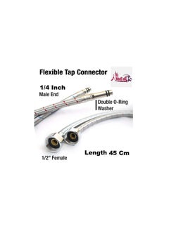 ABBASALI Tap Connector Flexi Pipes 2pcs Single-head Hose High Pressure Explosion  - Image 2