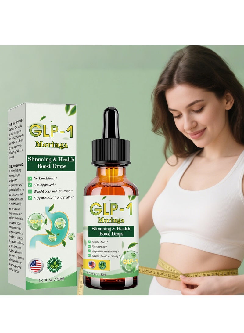 مورينجا قطرات مورينغا GLP-1 لتشكيل الجسم، ٣٠ مل، لإنقاص الوزن  - Image 1