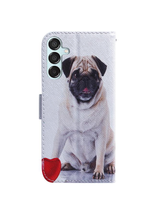 S-TOP Case For Samsung Galaxy M15/F15 Coloured Drawing Flip Leather Phone Case - Image 3