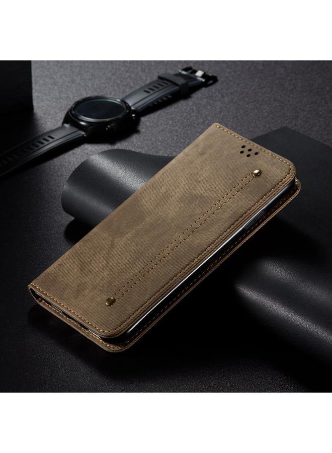 S-TOP Case For OPPO A60 Denim Texture Casual Style Horizontal Flip Leather Case - Image 2