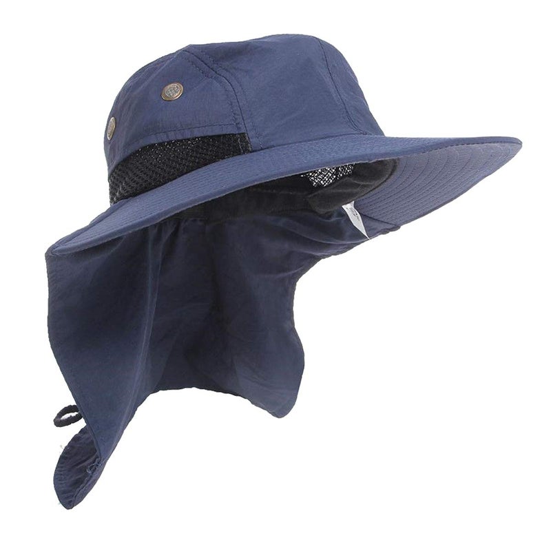 L&M Sun Hat Headwear Extreme Condition - UPF 45+ (Navy) - Image 5