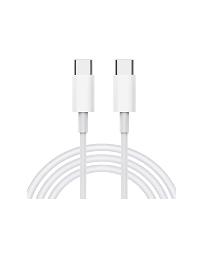 DUSALA USB C to USB C 60W Cable 1M, Power Delivery Fast Charging PD Charger Cord Compatible with Samsung, MacBook Air/Pro, iPad Pro, iPad Air, Huawei, Xiaomi, Lenovo, OnePlus, Android Phones and Tablets - Image 1