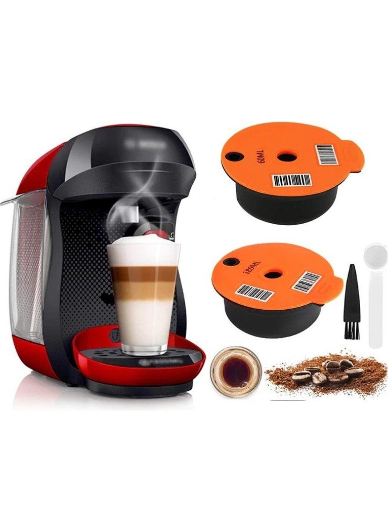 Schulzz - 180ML Reusable Refillable Coffee Capsule For Bosh Tassimo - Image 1