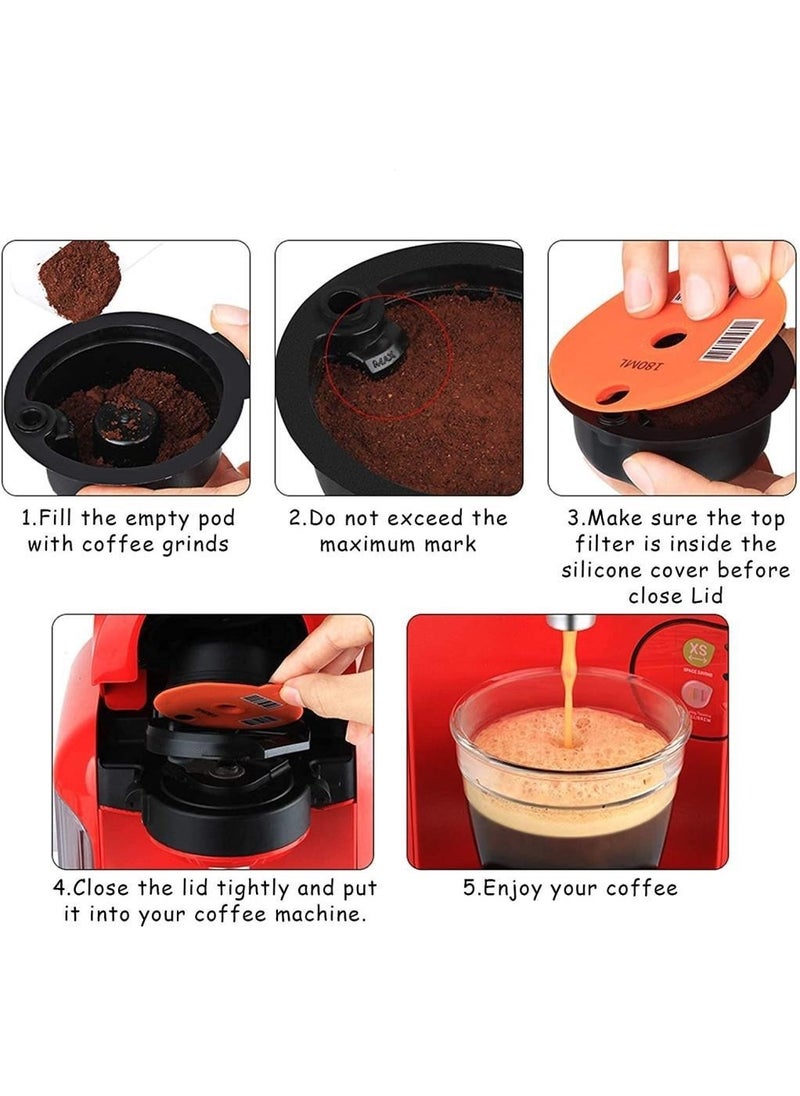 Schulzz - 180ML Reusable Refillable Coffee Capsule For Bosh Tassimo - Image 1