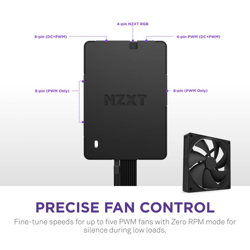 NZXT Control Hub Digital RGB & Fan Controller AC-CRFR1-B1 FN2379 - Image 3