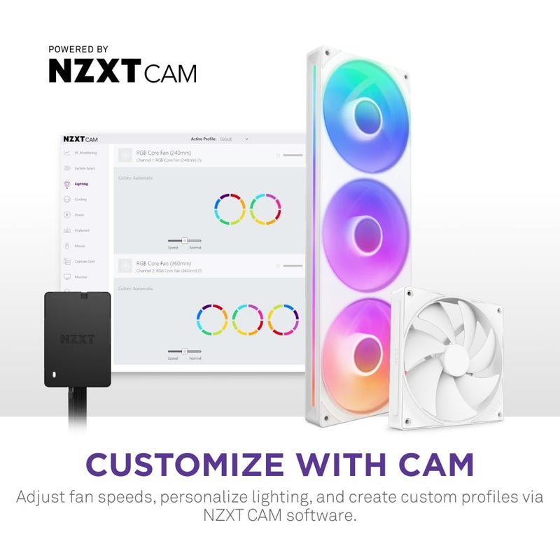 NZXT Control Hub Digital RGB & Fan Controller AC-CRFR1-B1 FN2379 - Image 5