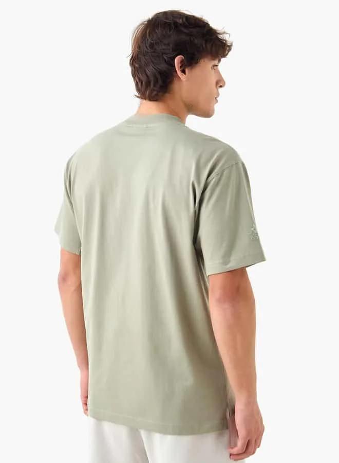 Kappa Kappa T-shirt with Short Sleeves and Crew Neck