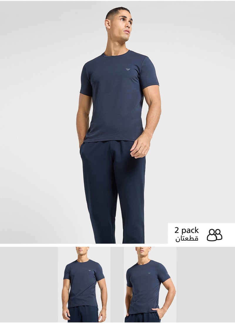 EMPORIO ARMANI 2 Pack Crew Neck T-Shirt  - Image 1