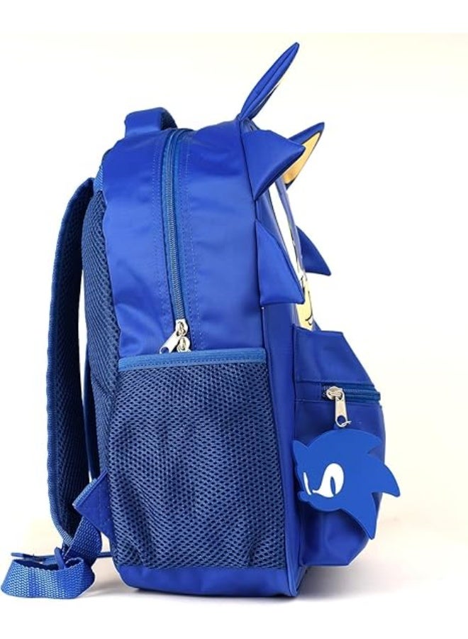 Sonic Backpack for Boys and Girls Bookbag with Adjustable Shoulder Straps and Padded Back 16 Inch - Image 3