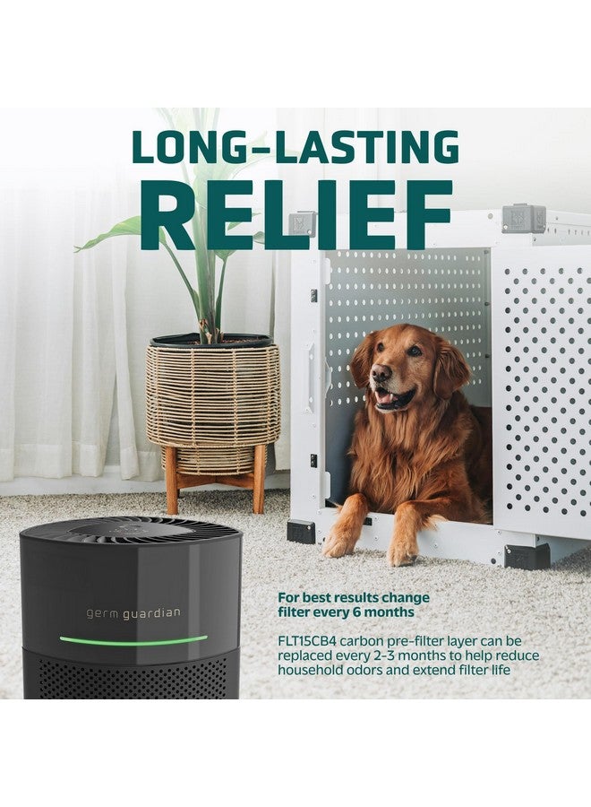 GermGuardian FLT151PT Filter V, Pet Pure HEPA Genuine Replacement Filter, Removes 99.97% of Pollutants for AC3000W, AC3000B, AC3050, AP3151 and AC151 Air Purifiers, Black/Purple - Image 5