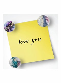 NIBEMINENT 24 Pcs Glass Strong Magnetic Refrigerator Sticker Marble Crystal Fridge Magnets Decoration for Crafts Kitchen Office Whiteboard Cabinet and Dishwasher  - Image 4