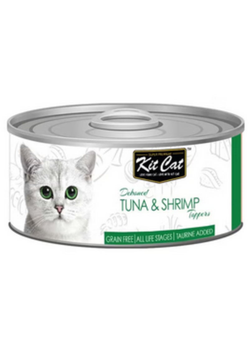 Kit Cat - Deboned Tuna & Shrimp Toppers Multicolor 80grams - Image 1