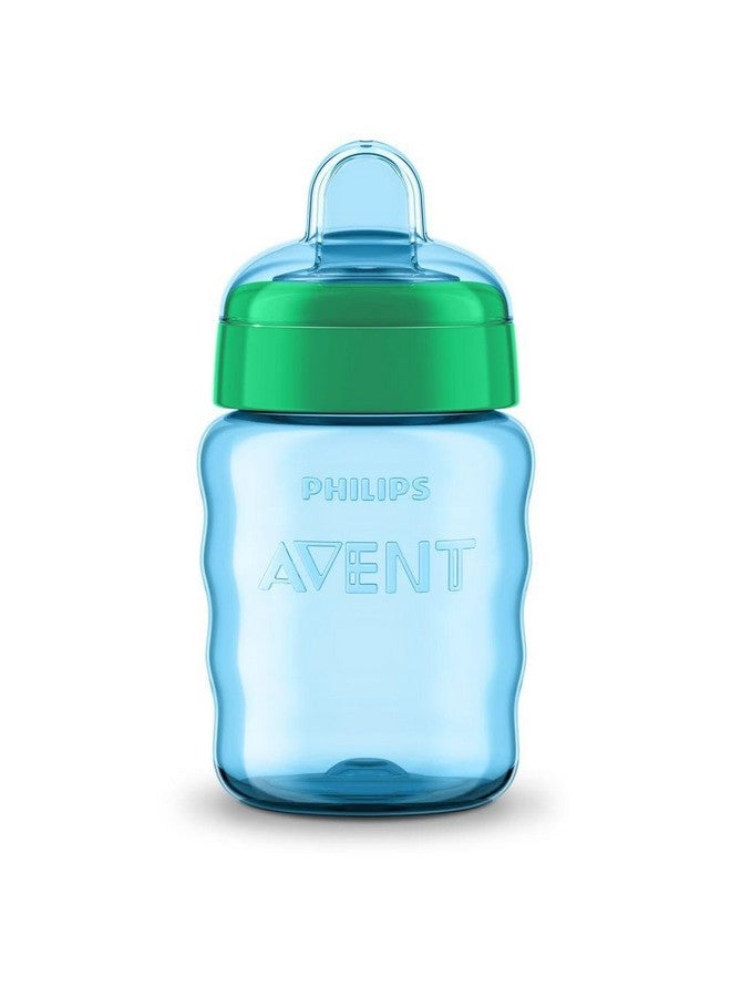 AVENT Philips Silicone Classic Soft Spout Cup | 260ml | Blue/Green | 9m+ | SCF553/05 - Image 1