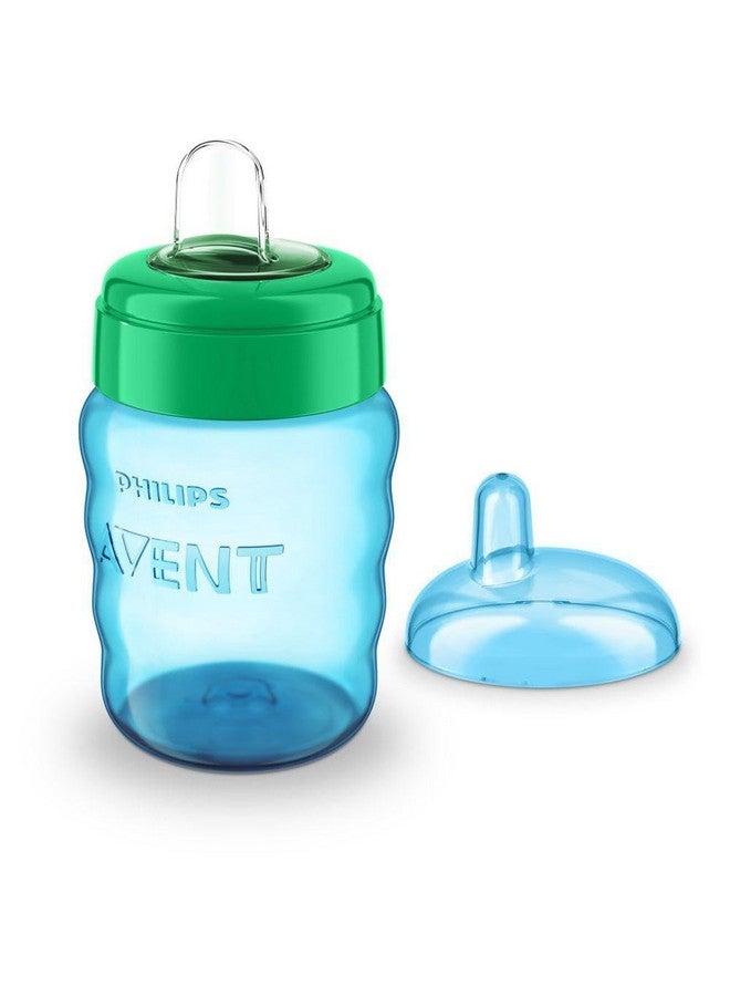 AVENT Philips Silicone Classic Soft Spout Cup | 260ml | Blue/Green | 9m+ | SCF553/05 - Image 2