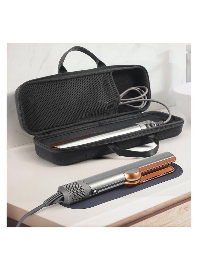 Carrying Case for Dyson Airstrait HT01 Hair Straightener Hard Travel Case Portable Storage Bag Capacity Hardshell EVA Bag Layer Hair Accessories Tools Organizer Bag - Image 2
