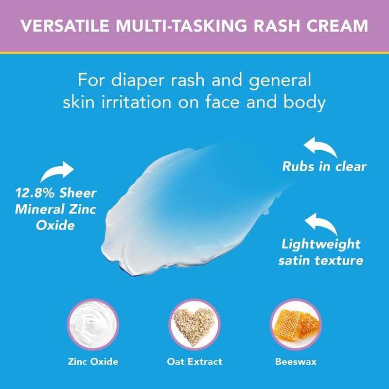 Triple Paste مرهم ثلاثي الاستخدامات لعلاج الأطفال، أنبوب 2 أونصة، كريم طفح الحفاضات وواقٍ للجلد لليدين والوجه والجزء السفلي، يعالج، يهدئ ويمنع مع أكسيد الزنك (قد يختلف التعبئة) - Image 5