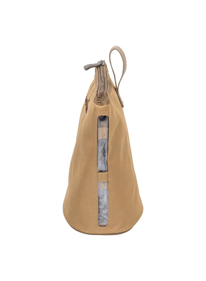 AL SANIDI Tea and sugar storage bag for trips, Kaki, Size 25*15.5*28Cm - Image 3