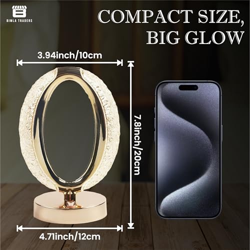 CRAE Acrylic Night Desk Lamp, Portable, Romantic Acrylic Night Desk Lamp for Bedroom, Home Furnishing Decoration - Image 3