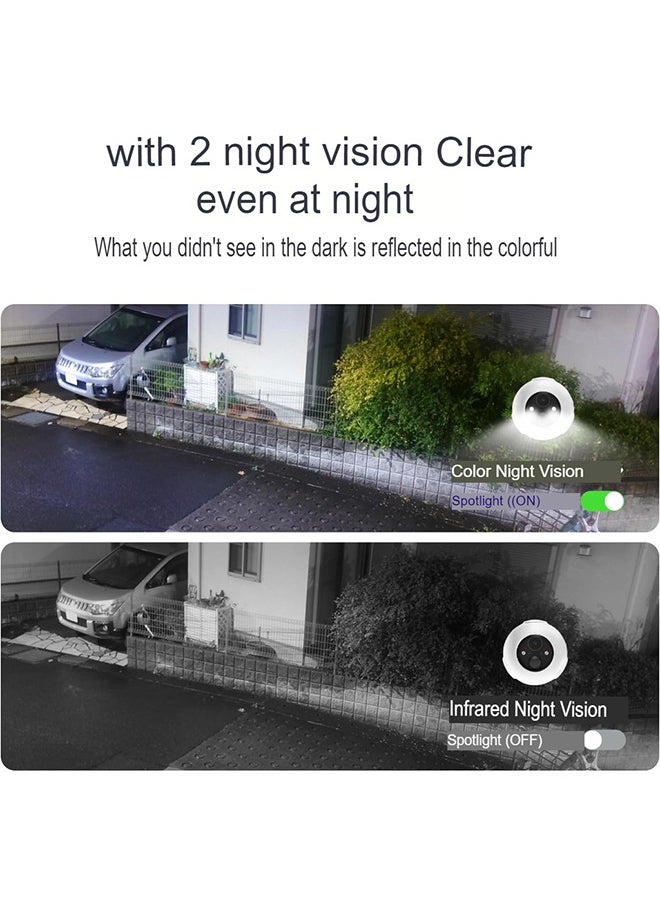 SwitchBot Outdoor Spotlight Smart Camera 2K Wireless with Movement Detection and Night Vision  - Image 4