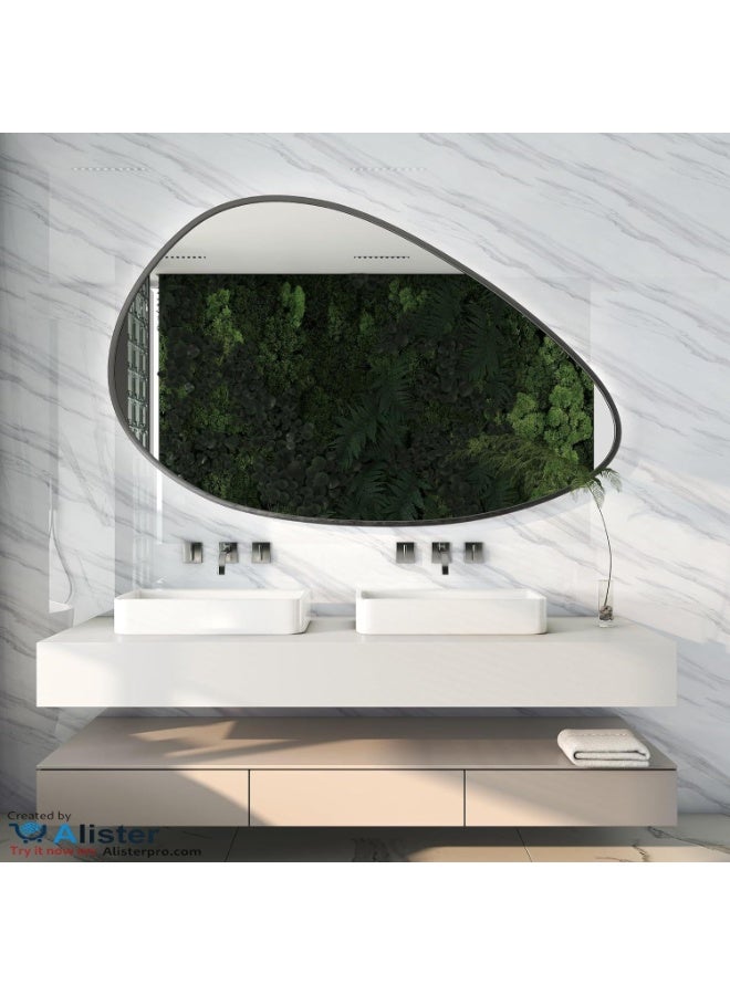 Om Akshar White Marble Wallpaper, Waterproof Wallpaper for Living Room and Large Self-Adhesive Stickers - Image 4