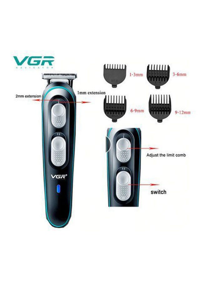 VGR V-055-Rechargeable Hair Shaver + KM-6672 Nose And Ear Trimmer Black - Image 3