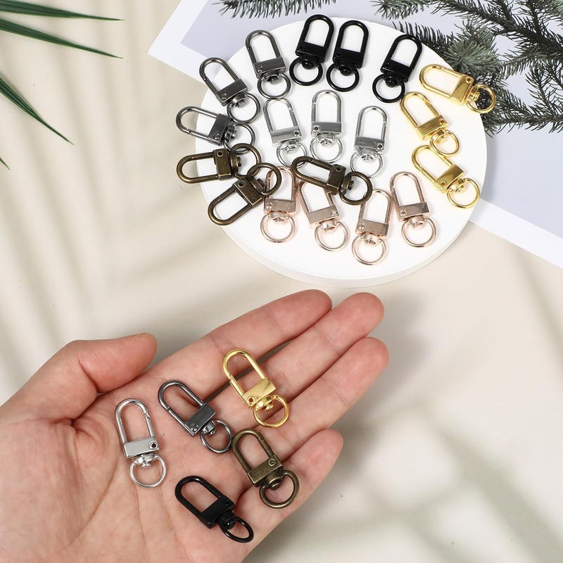 RED APPEL Metal Clasps Lobster for Handbag, Spring Ring, Purse Dog Hook, Key Chain Swivel Trigger Snap Hook DIY and Purse Making Accessories - Image 3