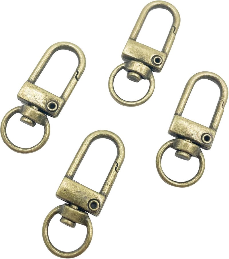 RED APPEL Metal Clasps Lobster for Handbag, Spring Ring, Purse Dog Hook, Key Chain Swivel Trigger Snap Hook DIY and Purse Making Accessories - Image 1