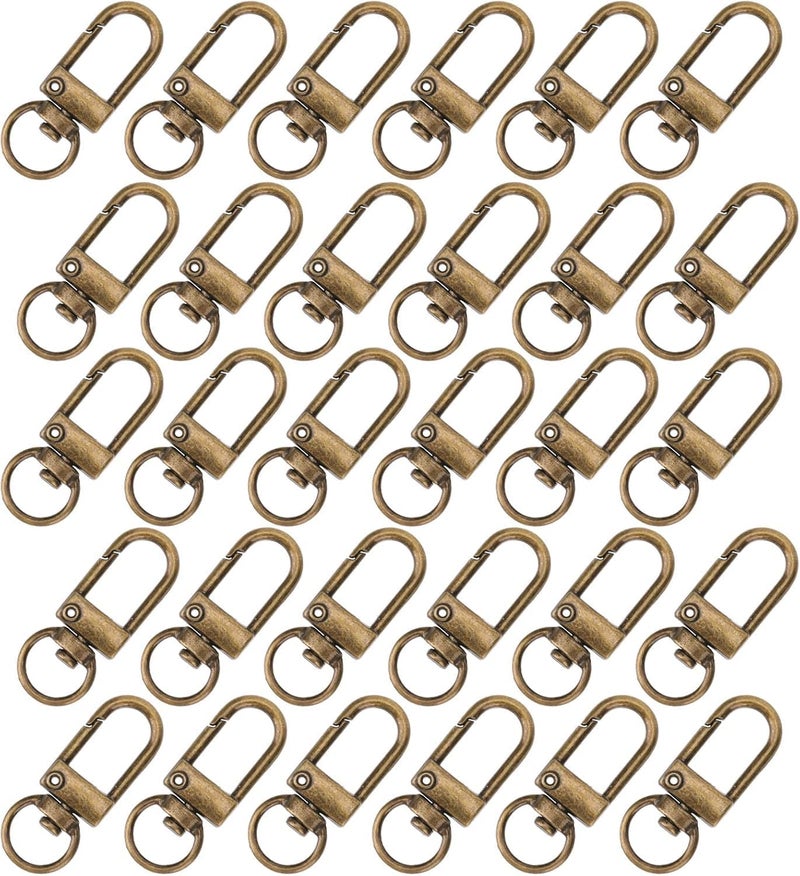 RED APPEL Metal Clasps Lobster for Handbag, Spring Ring, Purse Dog Hook, Key Chain Swivel Trigger Snap Hook DIY and Purse Making Accessories - Image 4