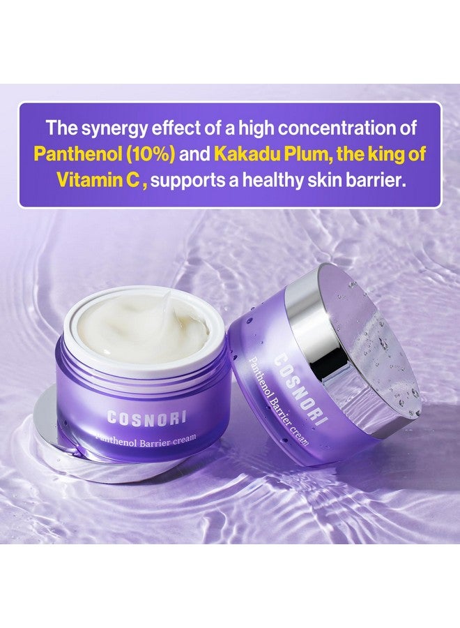 COSNORI Panthenol Barrier Cream - Strengthening Skin Barrier Face Moisturizer - with Panthenol and Kakadu Plum Extract - Calming and Hydrating for Damaged Skin - Irritation Free Formula, 1.69 oz. - Image 3
