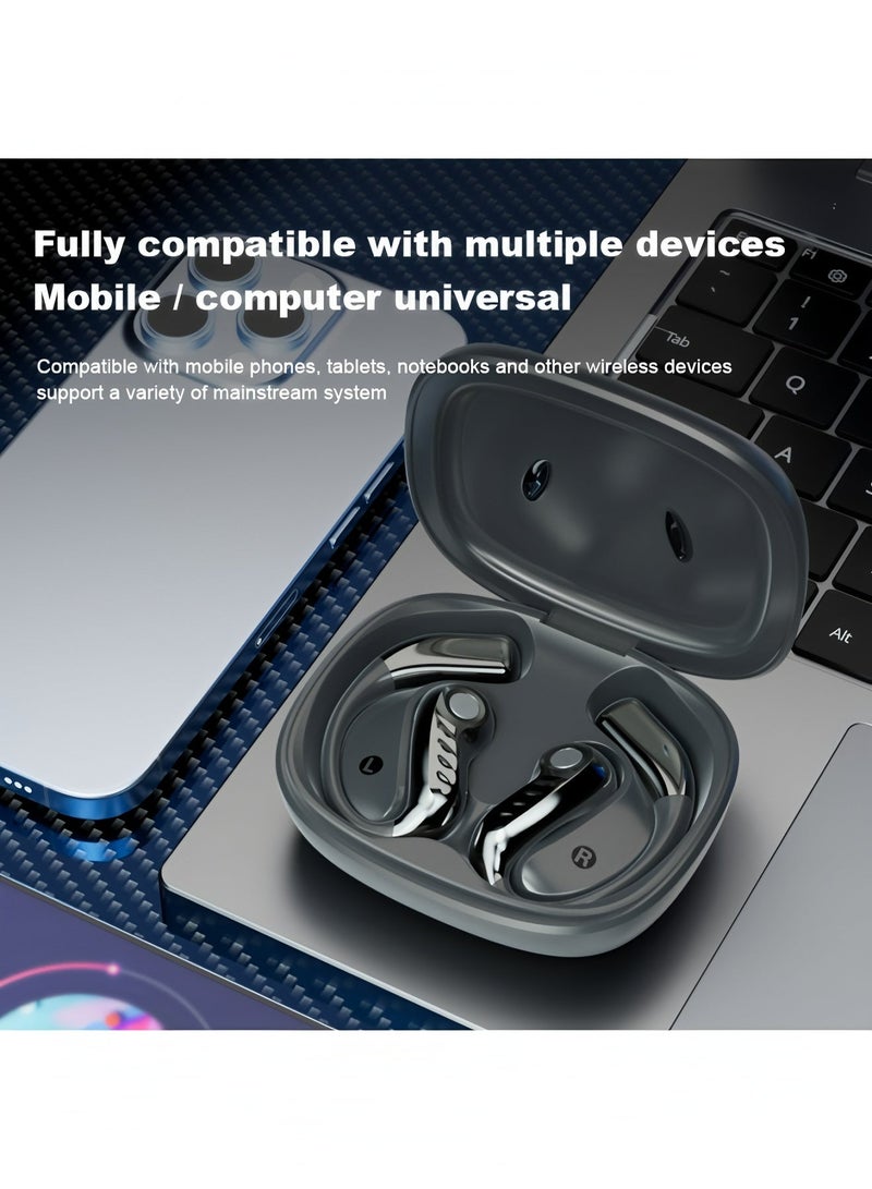 فليفيو سماعات أذن للترجمة اللغوية بالذكاء الاصطناعي، سماعات أذن مفتوحة، شاشة لمس LCD، مترجم فوري لـ 134 لغة ولهجة، بلوتوث 5.3، سماعات أذن للترجمة لاجتماعات العمل والسفر - Image 2