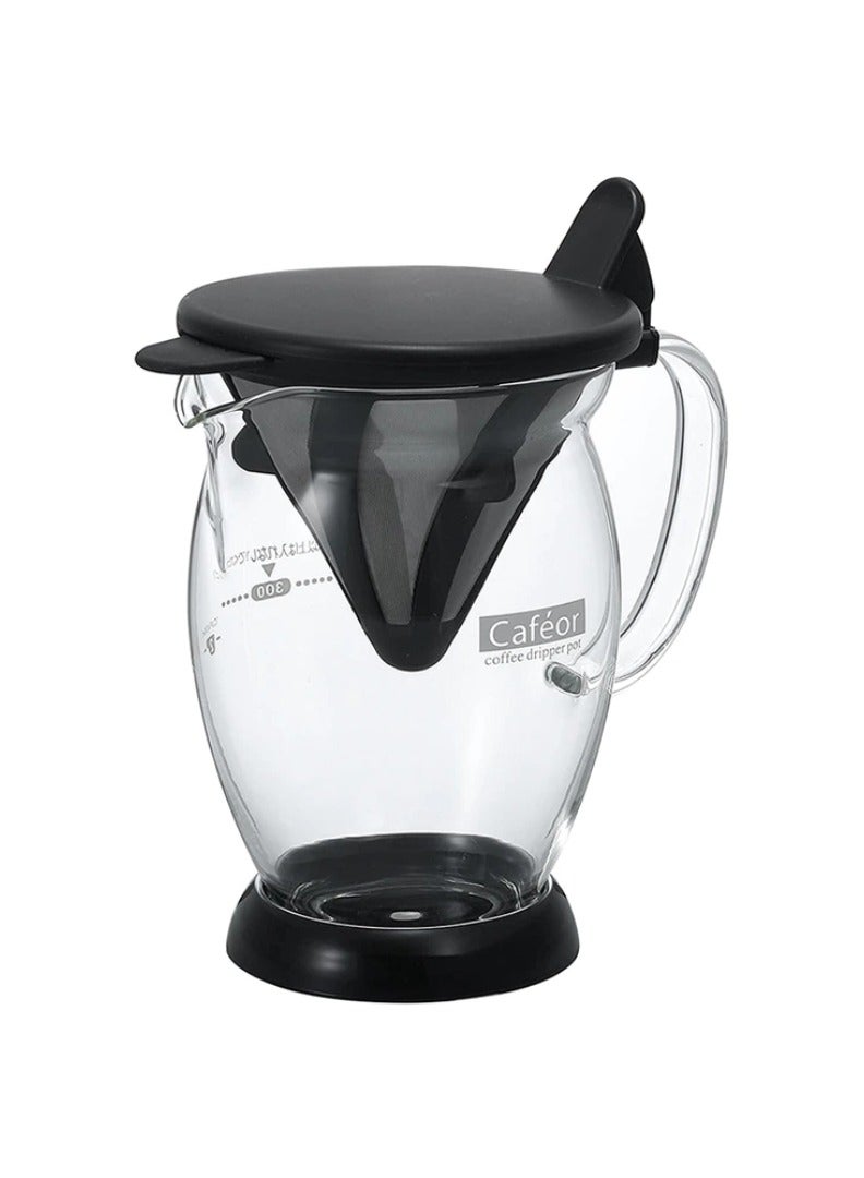 Hario Cafeor Dripper Coffee Pot 300 ml, Black - Image 1