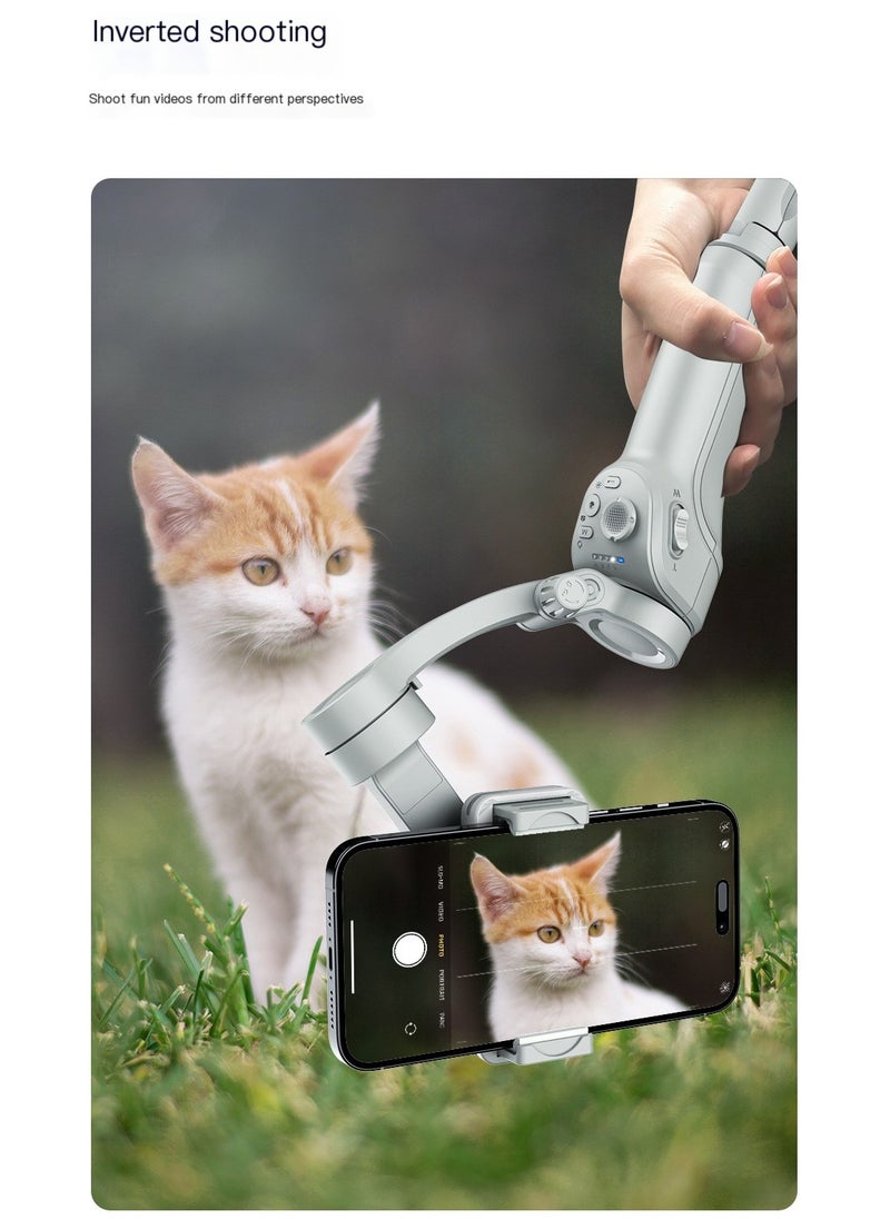 TOKQI - Gimbal Stabilizer for Smartphones, 3-axis Phone Gimbal for Android & iPhone, Phone Stabilizer for Video Recording with Face/Object Tracking - Image 1