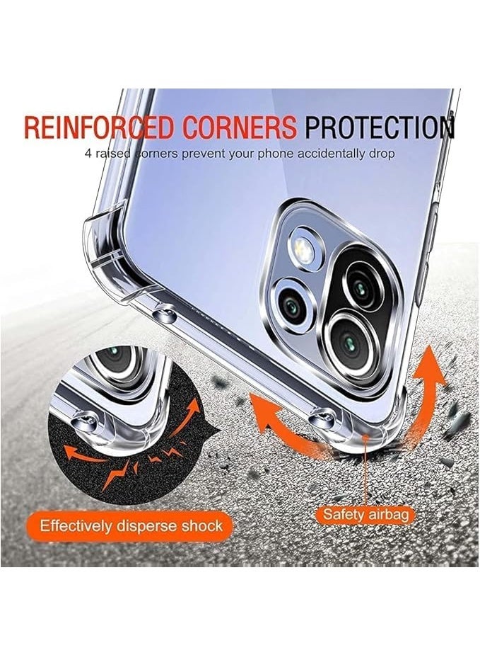 Lion Store case for Xiaomi Mi 11 Lite 5G, youthful back with a soft silicone air cushion, shockproof and scratch-resistant, angled for impact protection, transparent rubber bumper - Image 2